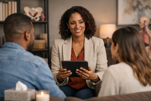 sexologist in therapy session 