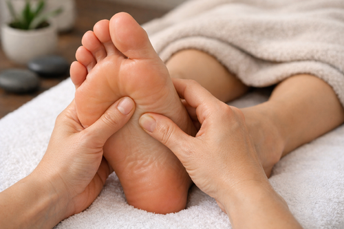 pratique de réflexologie 