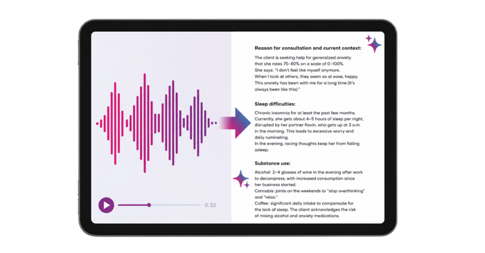 ipad audio notes ia en