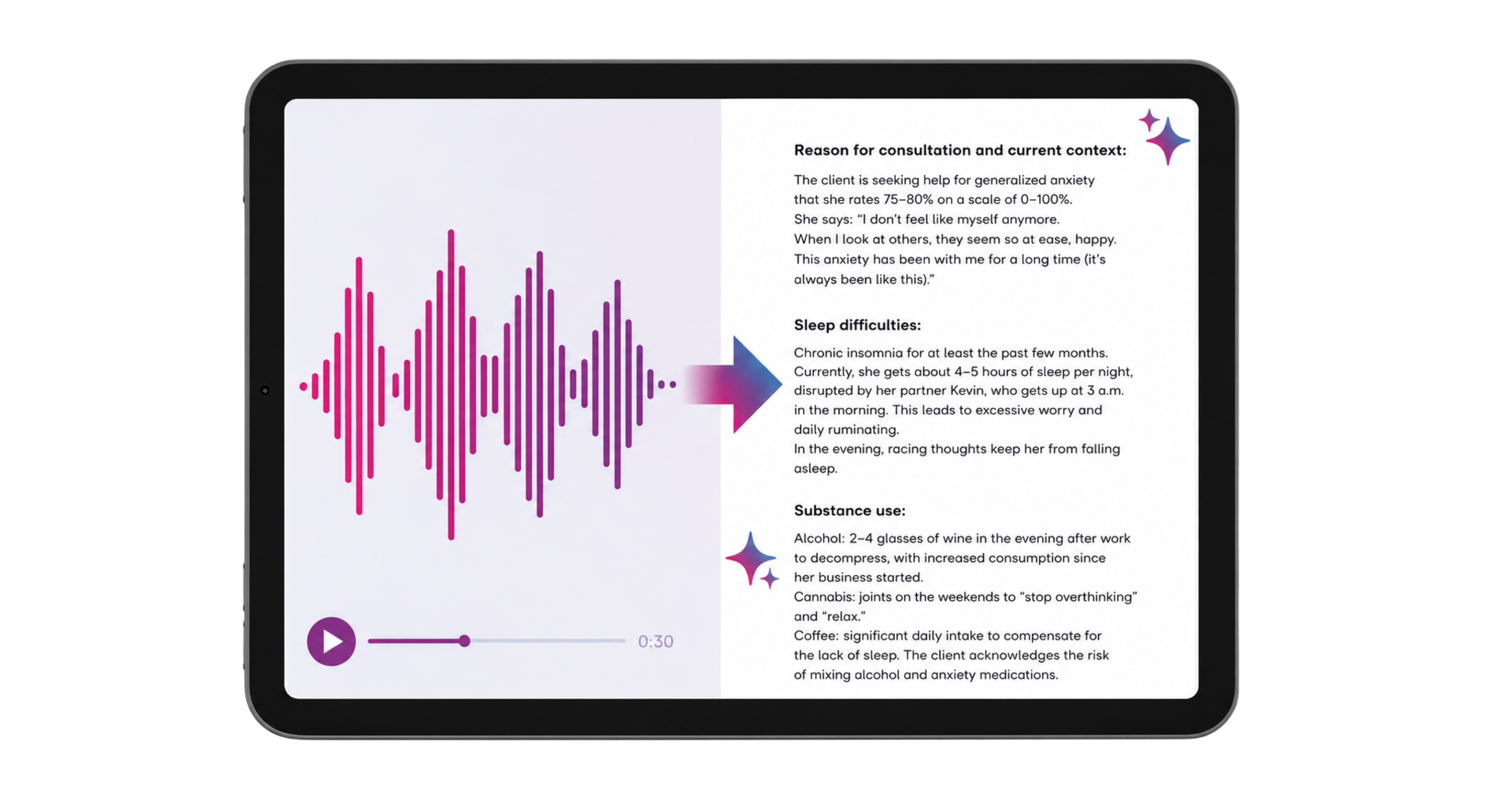 ipad audio en